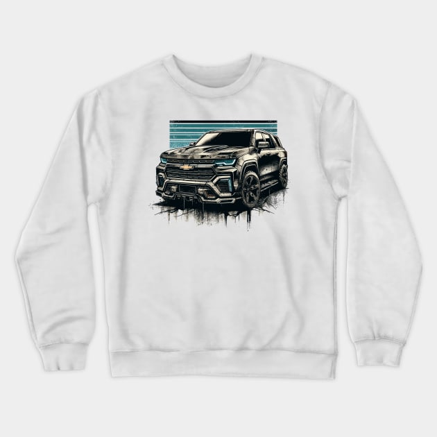 Chevrolet suv Crewneck Sweatshirt by Vehicles-Art